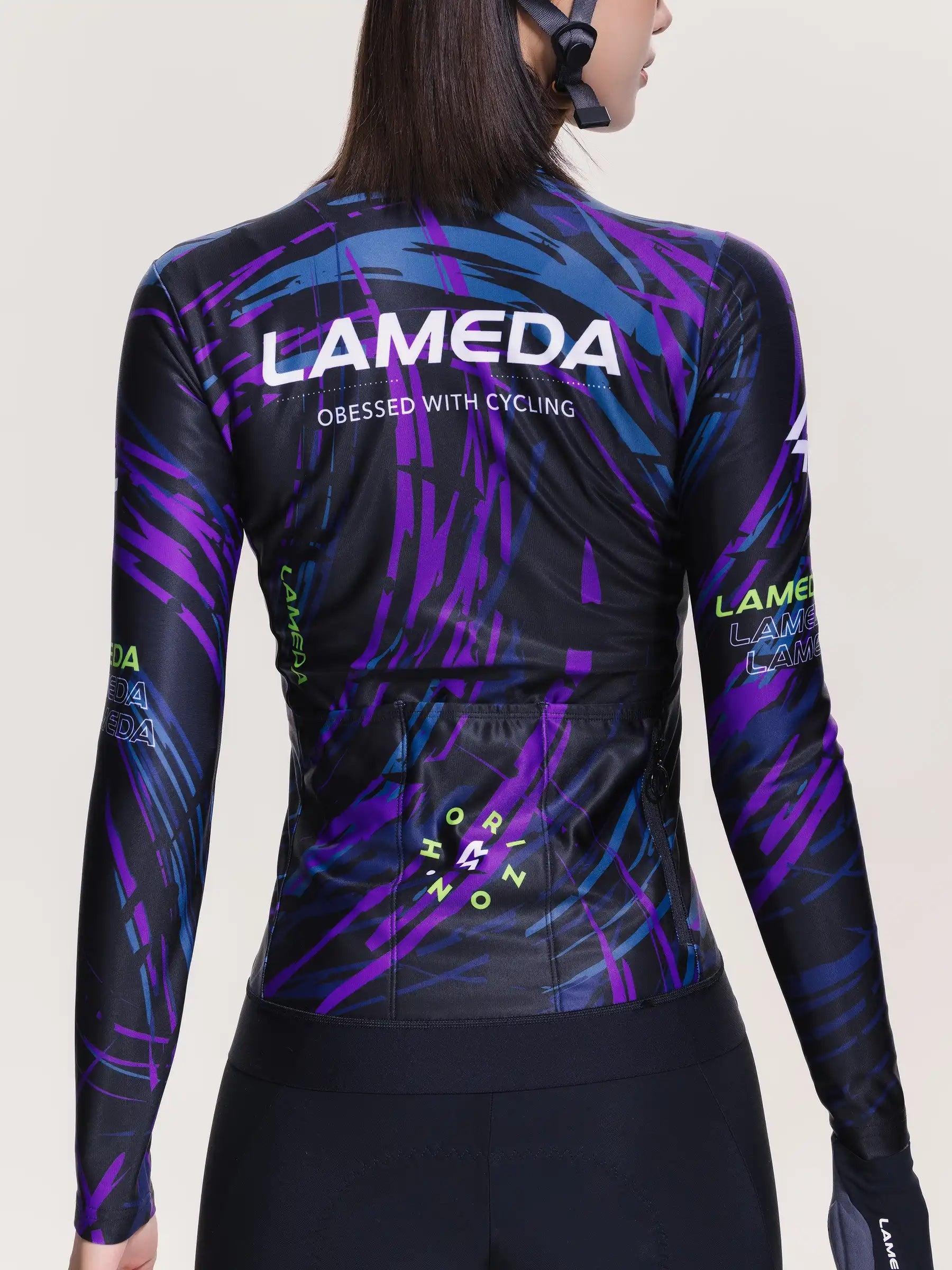 Long Sleeve purple Midweight Jersey