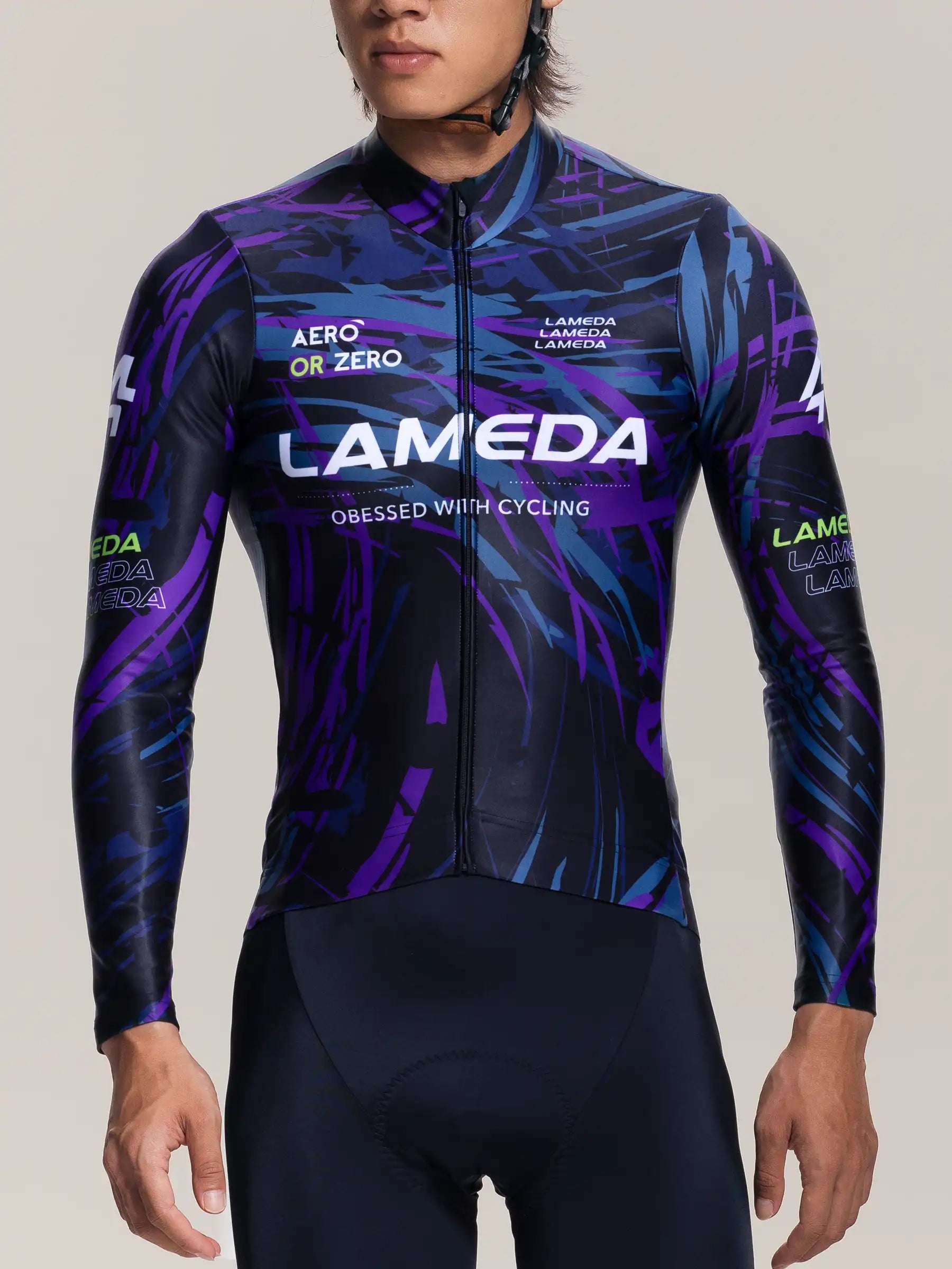 Long Sleeve purple Midweight Jersey