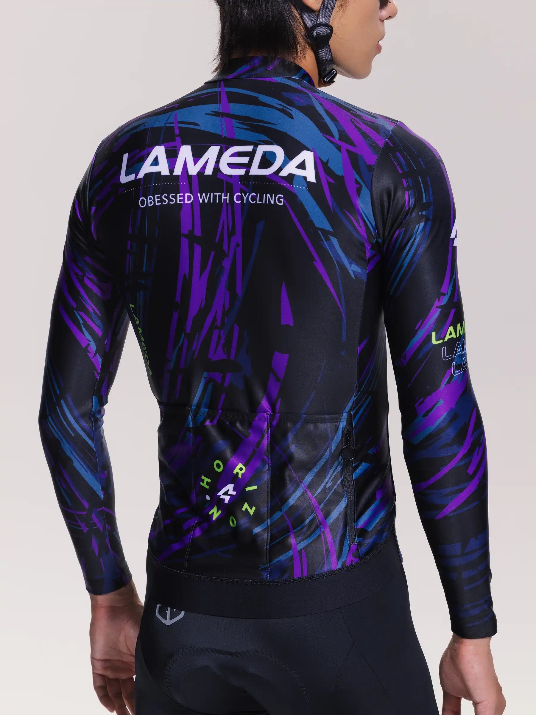 Long Sleeve purple Midweight Jersey
